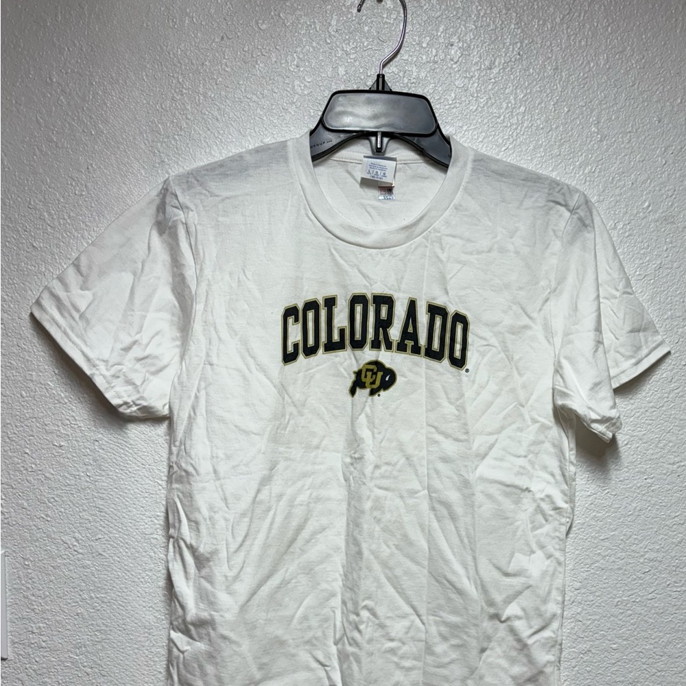 CU Colorado White Tee 026